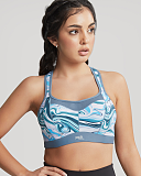 Racer Wired Sports Bra Marble TKD Lingerie Panache Fashion F2