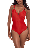 Razzle Dazzle Siren Shaping Swimsuit Cayenne TKD Lingerie Miraclesuit Fashion F2