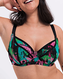 Reality Check Balcony Bra And Brazilian Brief Multi TKD Lingerie Curvy Kate Fashion F2