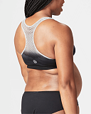 Rebel Crop Top Bra Black Grey TKD Lingerie Cake Maternity B1
