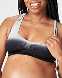 Rebel Crop Top Bra Black Grey TKD Lingerie Cake Maternity F2