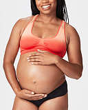Rebel Crop Top Bra Red Coral TKD Lingerie Cake Maternity F1