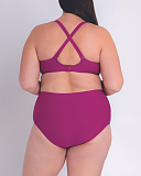 Retro Sun Beetroot Bikini High Waist Brief Orchid TKD Lingerie Curvy Kate Swim Fashion B1