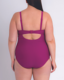 Retro Sun Beetroot Swimsuit Orchid TKD Lingerie Curvy Kate Swim Fashion B3