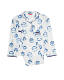 Riley Bauble Print Long Sleeve Pyjama Set Winter White Mix TKD Lingerie Girls Minijammies Fashion CF