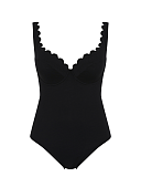 Rita Plunge Swimsuit Black TKD Lingerie Panache Swim Fashion CF1