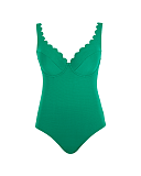 Rita Plunge Swimsuit Verde TKD Lingerie Panache Swim Fashion CF1