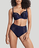 Rocha Balconnet Bra And Deep Brief Navy TKD Lingerie Panache F1