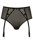 Rosa Suspender Brief Black Panache TKD Lingerie CF1