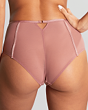 Rosa Suspender Brief Rose Gold TKD Lingerie Panache Fashion B1