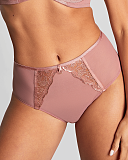 Rosa Suspender Brief Rose Gold TKD Lingerie Panache Fashion F1
