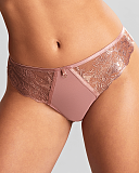 Rosa Thong Rose Gold TKD Lingerie Panache Fashion F1