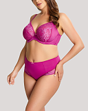 Roxie Plunge Bra And High Waist Brief Orchid TKD Lingerie Sculptresse Fashion F1