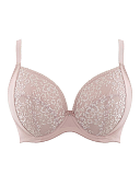 Roxie Plunge Bra Misty Rose TKD Lingerie Sculptresse Core CF1