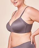 Royal Delite Moulded Non Wired Bra Cool Grey