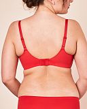 Royal Delite Moulded Non Wired Bra Scarlet Red