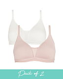 Royce Posie Non Wired T Shirt Bra Blush Ivory TKD Lingerie Royce Core CF2