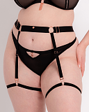 Rules Of Distraction Suspender Black TKD Lingerie Scantilly Fashion F1