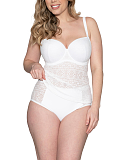 Rush Tankini And Short White TKD Lingerie Curvy Kate F1