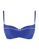 Sail Away Padded Balcony Bikini Blue White TKD Lingerie Curvy Kate Swim Fashion pf