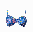 Sam Full Cup Bra Suzani Indigo TKD Lingerie Lily Lime Fashion CF1