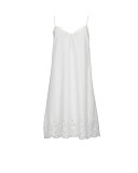 Saskia Embroidered Strappy Chemise White TKD Lingerie Cyberjammies CF1 min
