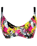 Sea Leopard Balcony Bikini Top print mix TKD Lingerie Curvy Kate Fashion CF1