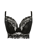 Selena Longline Plunge Bra Noir TKD Lingerie Panache Fashion CF1