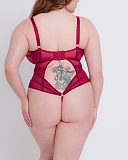 Senses Plunge Body Cherry TKD Lingerie Scantilly Fashion B1