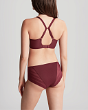 Serene Full Cup Bra And Brief Dark Cherry TKD Lingerie Panache Fashion B2