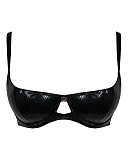 Serpent Padded Half Cup Bra Black TKD Lingerie Scantilly Fashion CF1