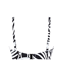 Seychelles Mock Tie Balconnet Bikini Monochrome Print TKD Lingerie Panache CB1