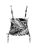 Seychelles Mock Tie Balconnet Tankini Monochrome Print TKD Lingerie Panache CB1