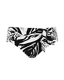 Seychelles Mock Tie Midi Tie Pant Monochrome Print TKD Lingerie Panache CF1
