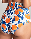 Sicily Ella High Waist Belted Pant Sicily Print TKD Lingerie Panache Swim Fashion B1