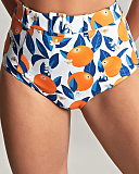 Sicily Ella High Waist Belted Pant Sicily Print TKD Lingerie Panache Swim Fashion F1
