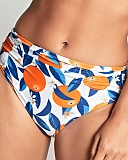 Sicily Ella Midi Gather Brief Sicily Print TKD Lingerie Panache Swim Fashion F1