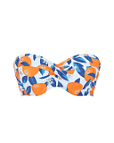Sicily Ella Twist Bandeau Bikini Sicily Print TKD Lingerie Panache Swim Fashion CF1