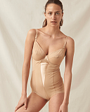 Silouhette Shaping Bodysuit Beige TKD Lingerie Maison Lejaby L1