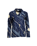 Skye Celestrial Print Top Blue Mix TKD Lingerie Cyberjammies Fashion CF1