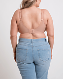 Smoothie Spacer Moulded T Shirt Plunge Bra Latte Curvy Kate TKD Lingerie Core B1