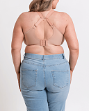 Smoothie Spacer Moulded T Shirt Plunge Bra Latte Curvy Kate TKD Lingerie Core B2