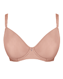 Smoothie Spacer Moulded T Shirt Plunge Bra Latte Curvy Kate TKD Lingerie Core CF1