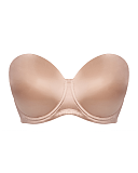 Smoothie Strapless Bra Latte Curvy Kate TKD Lingerie Core CF1