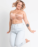 Smoothie Strapless Bra Latte Curvy Kate TKD Lingerie Core F2