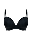 Smoothie T Shirt Plunge Bra Black TKD Lingerie Curvy Kate Core Lingerie CF1