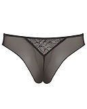 Sofia Brazilian Brief Noir TKD Lingerie Cleo Fashion CB1