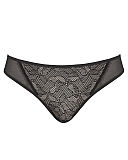Sofia Brazilian Brief Noir TKD Lingerie Cleo Fashion CF1