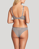 Sofia Dare Crop Top Balconnet Bra And Brazilian Brief Frost Grey TKD Lingerie Fashion Cleo B1