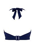 Sofia Non Wired Halter Bikini Ric Rac Navy TKD Lingerie Panache Swim Fashion CB1